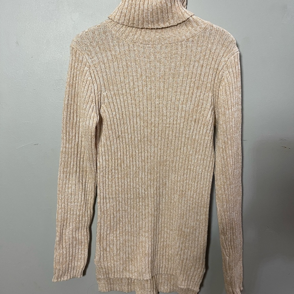 Medium Merrick Turtleneck Sweater Beige/tan/sand